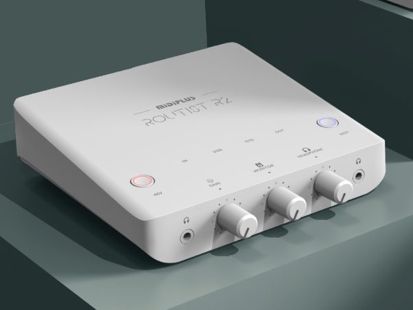 迷笛Midiplus R2外置声卡USB手机笔记本台式直播录音唱歌专用
