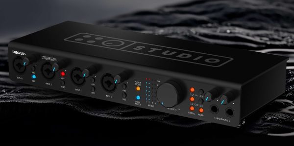 Midiplus  studio 4 pro otg迷笛声卡电脑手机直播唱歌录音配音K歌